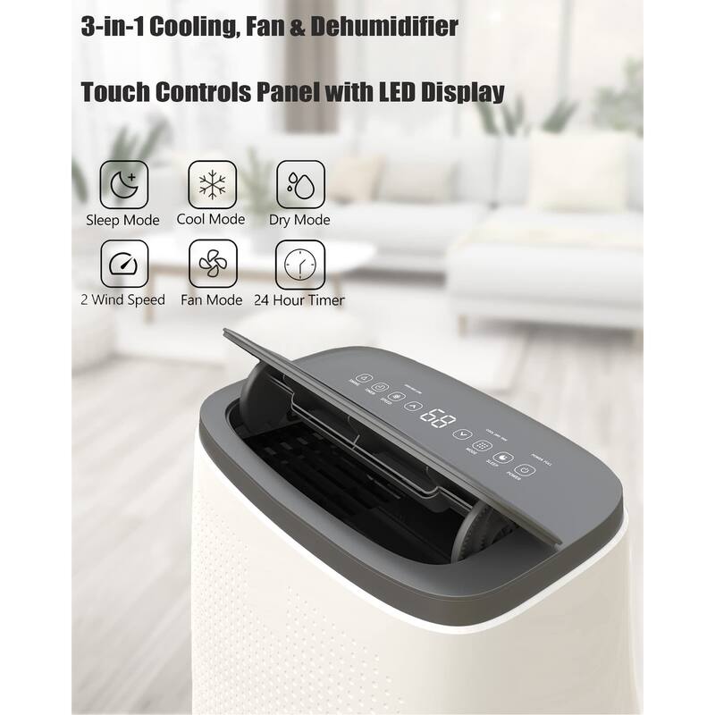14000 Btu Portable Air Conditioner With Remote Control