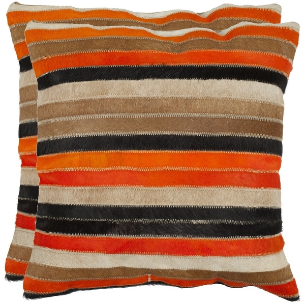 Safavieh cowhide pillows discount