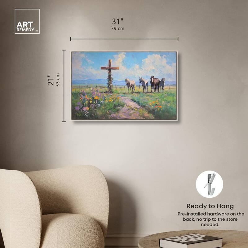 Faithful Pasture Canvas by Art Remedy