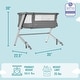preview thumbnail 23 of 24, Dream On Me Skylar Bassinet in Grey