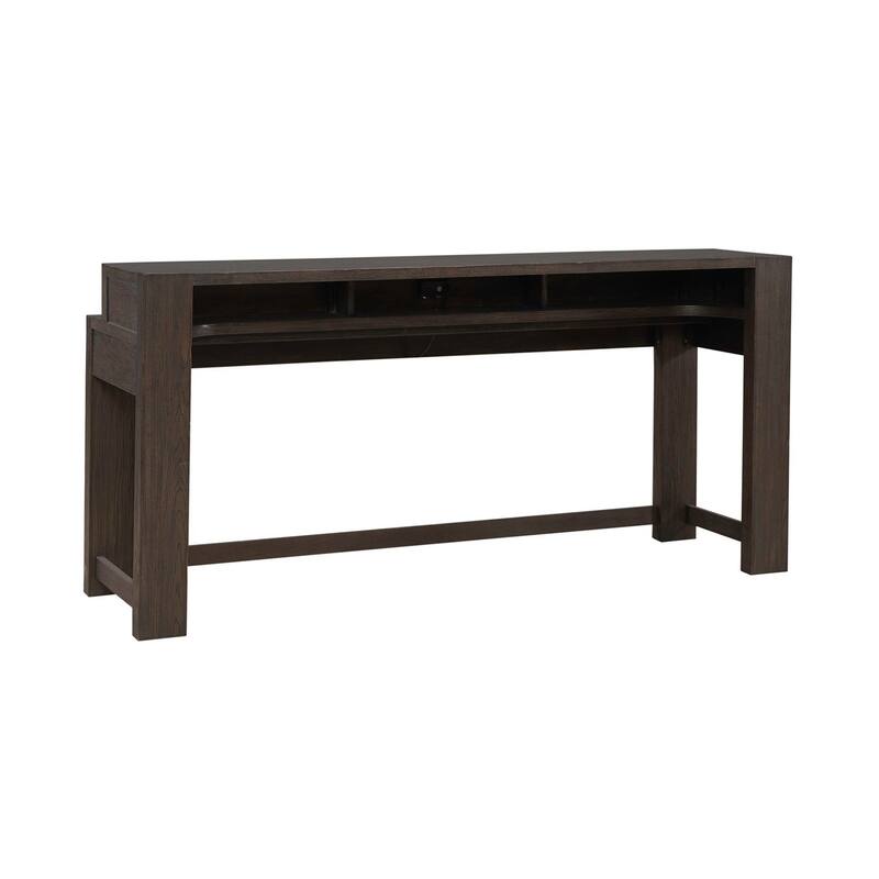 Liberty Furniture Lennox Hill Console Bar Table, Upholstered Swivel Console stools