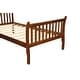 preview thumbnail 12 of 11, Sleek Walnut Platform Bed with Space-Saving Design and Ample Storage - Sturdy Wooden Slat Support - Twin Size, Walnut