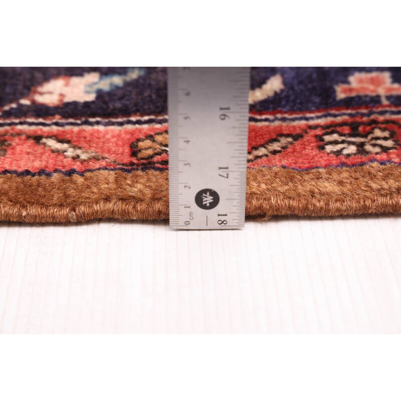 ECARPETGALLERY Hand-knotted Konya Anatolian Dark Copper Wool Rug - 3'6 x 9'9