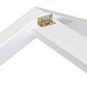preview thumbnail 27 of 26, Roof Frame Shaped Bunk Bed for Kids with Storage Cells and Stairs