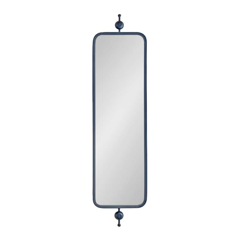 Kate and Laurel Kasota Slim Rectangle Mirror Metal