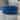 Olio 70 Inch Bean Bag, Round, Foam Filling, Velvet Upholstery, Navy Blue