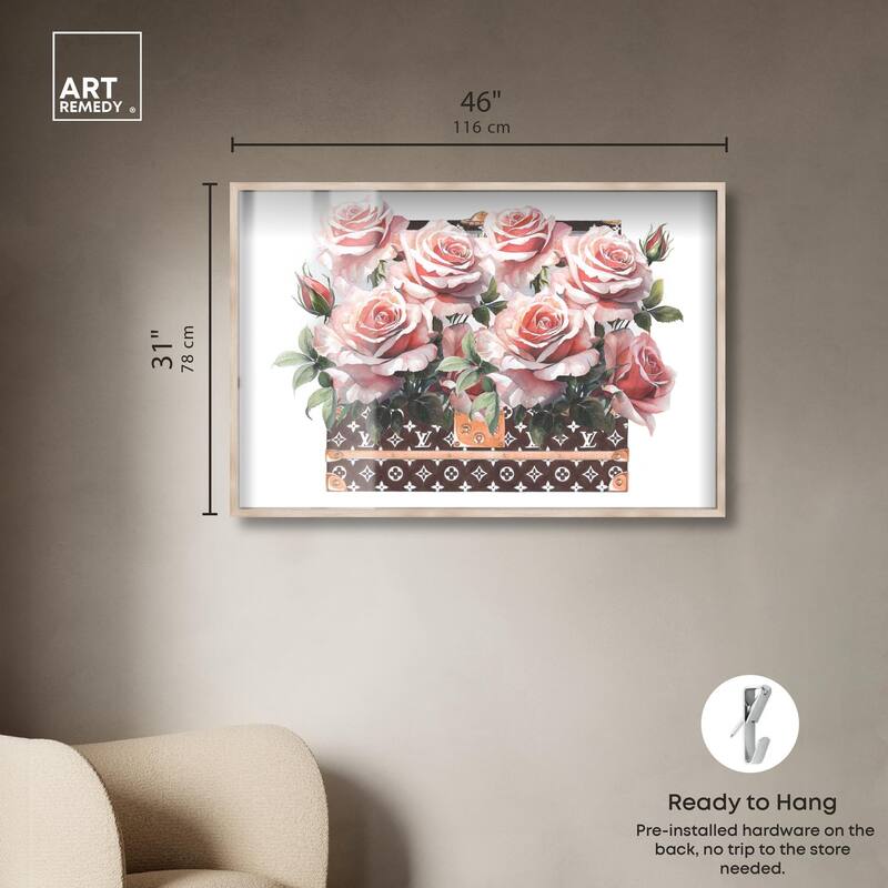 Doll Memories - Stylish Roses Shadowbox by Art Remedy