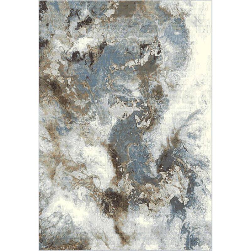 Marina Collection Abstract Multicolor Area Rug