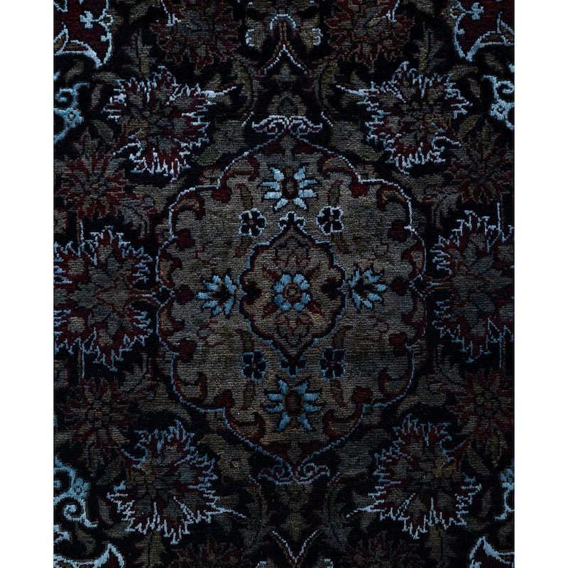 Overdyed One-of-a-Kind Hand-Knotted Area Rug - Red - 11' 3" x 14' 10"