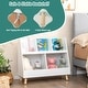 preview thumbnail 5 of 8, Costway 5-Cube Kids Bookshelf and Toy Organizer Wooden Storage - See Details