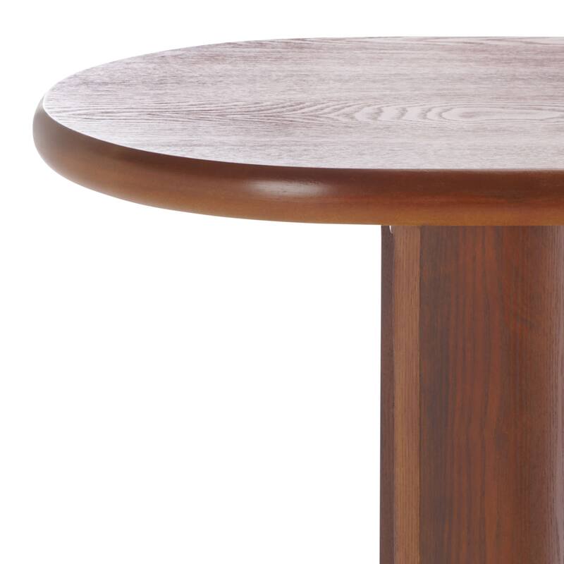 SAFAVIEH Koka Oval Top Console Table, Fully Assembled - 47"W x 15"D x 30"H