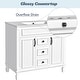 preview thumbnail 7 of 25, 36" Bathroom Vanity with Top Sink, Mirror Cabinet, Modern Bathroom Storage Cabinet with 2 Soft Closing Doors and 2 Drawers