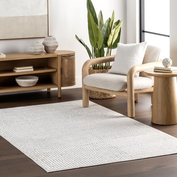 slide 2 of 8, Nuloom Yamuna Trellis Area Rug 10' x 14' - Brown - Rectangle