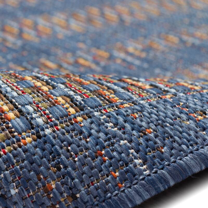 Liora Manne Avena Mosaic Stripe Indoor/Outdoor Rug