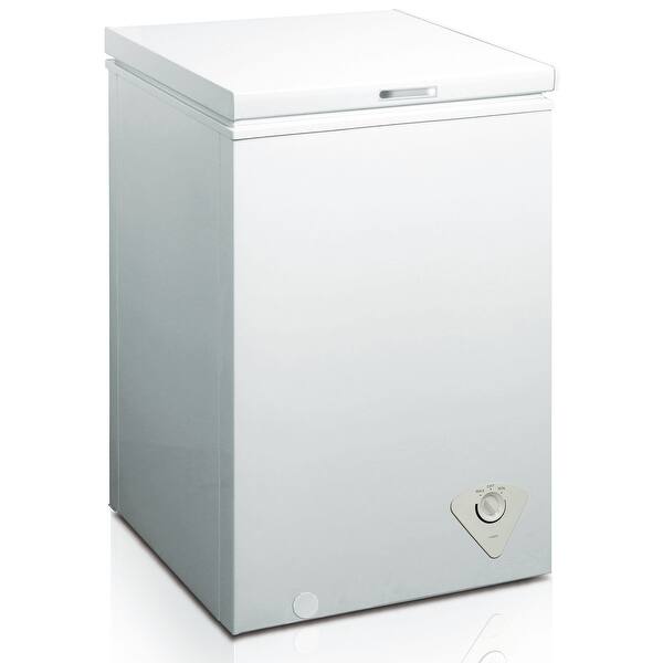Arctic King Bwc1048 22 Wide 3 5 Cu Ft Chest Freezer With Removable Storage Basket White Overstock 17365044