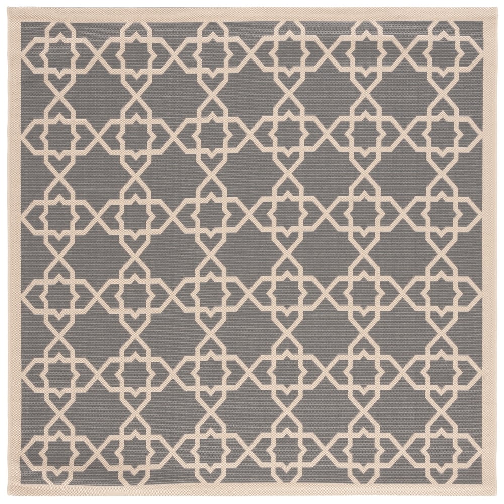 SAFAVIEH Courtyard Hanifa Trellis Indoor/ Outdoor Waterproof Patio Backyard Rug