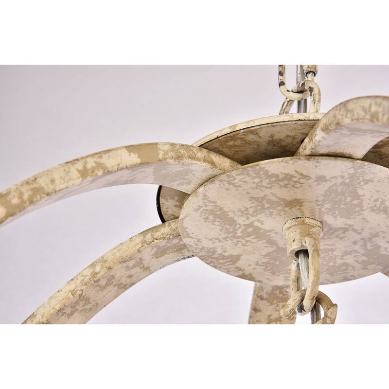 Elegant Lighting Marlow 4 Light 18" Wide Taper Candle Pendant