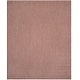 preview thumbnail 97 of 138, SAFAVIEH Courtyard Judi Indoor/ Outdoor Patio Backyard Rug 8' x 11' - Rust/Light Grey