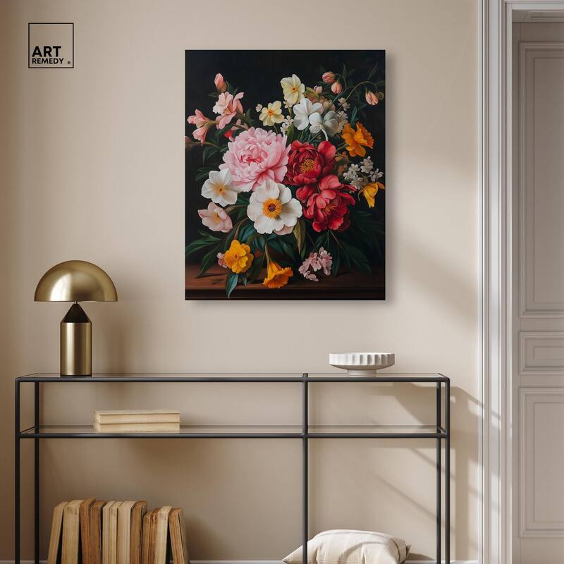 Violet Vignette II Canvas by Art Remedy, Gallery Wrapped