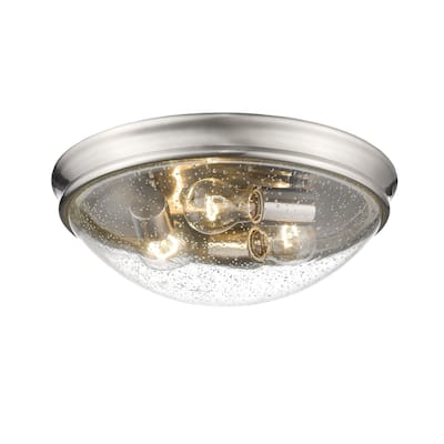 Millennium Lighting Metal 3 Light Flushmount Ceiling Light