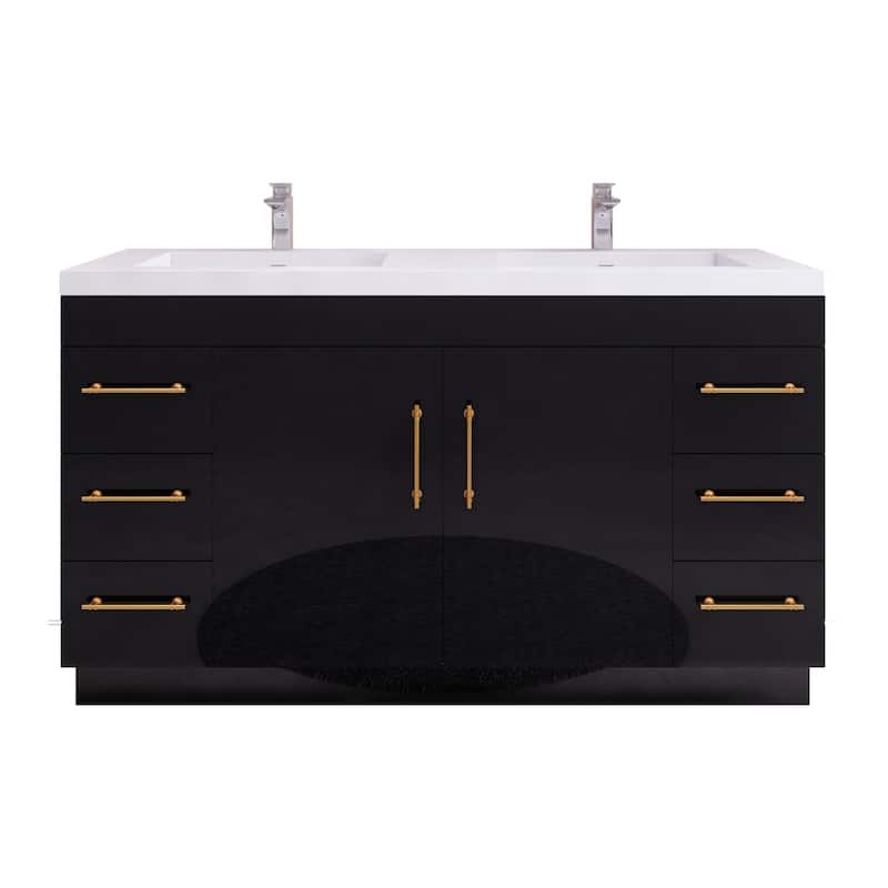Eliza 60'' Freestanding Vanity with Double Sink