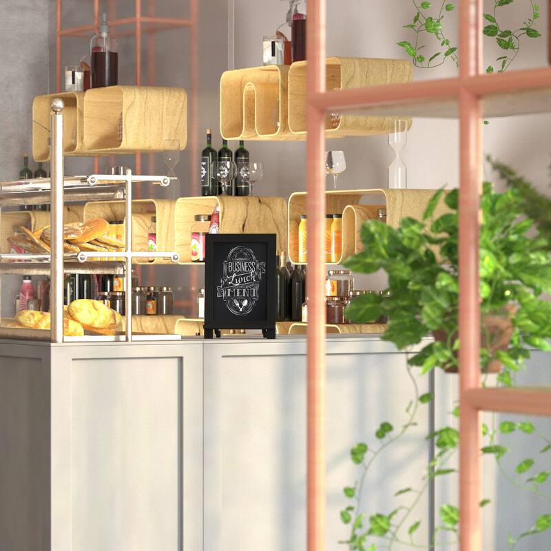 Freestanding Tabletop or Wall Mount Magnetic Chalkboard