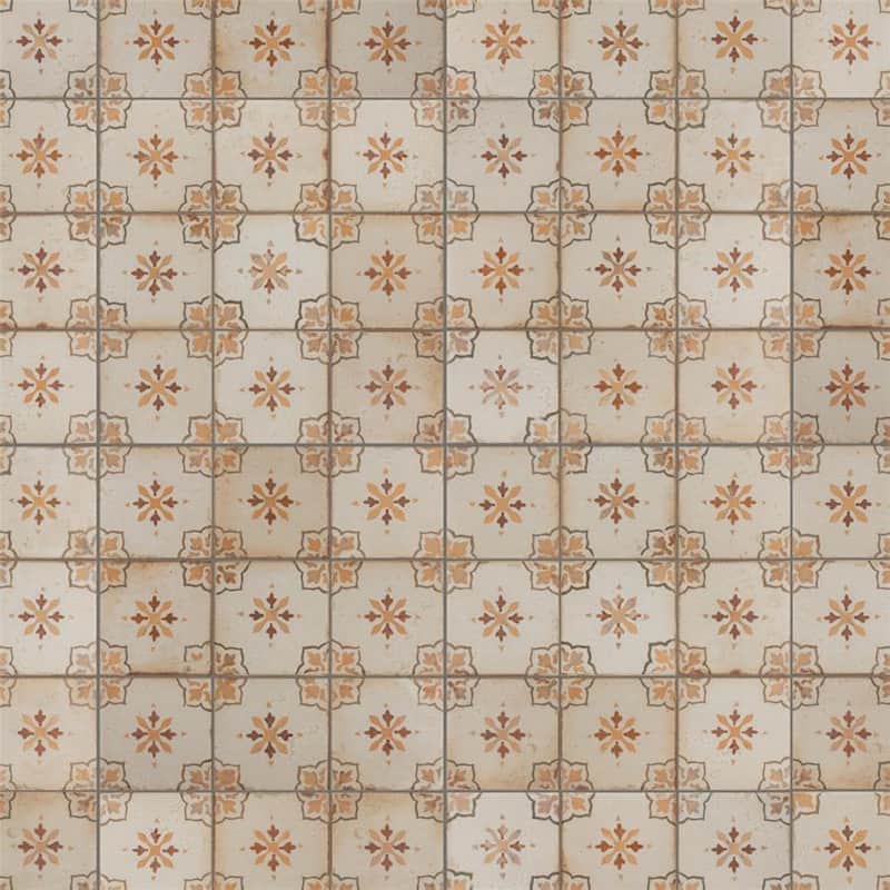Merola Tile Mirambel Marron 13" x 13" Ceramic Floor and Wall Tile