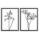 preview thumbnail 12 of 13, Kate and Laurel Malak Metal Framed Wall Art Set 2 Piece