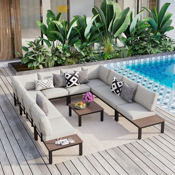 Patio cushions for sectional online