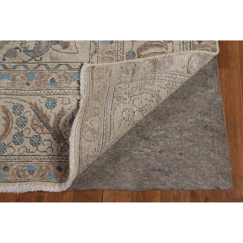 Tabriz Persian Vintage Area Rug Hand-Knotted Traditional Wool Carpet - 8'2" x 11'8"