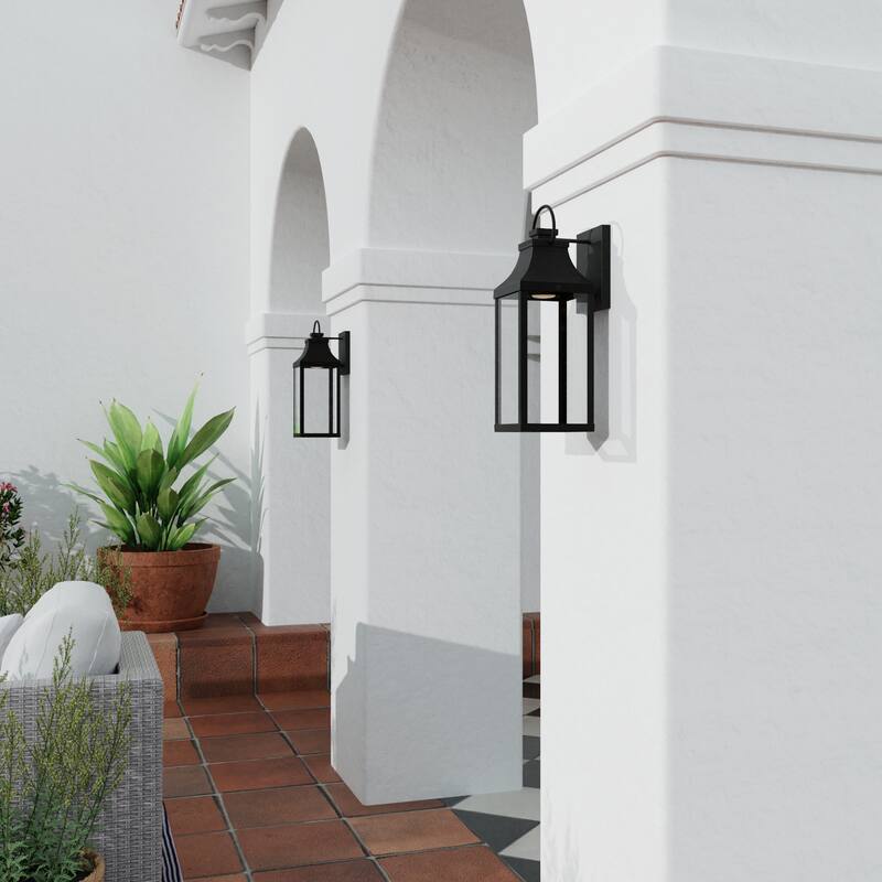 Bradford Outdoor 1-light Small LED Wall Lantern w/ Clear Glass