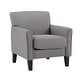 preview thumbnail 11 of 19, Uptown Modern Accent Chair by iNSPIRE Q Classic Grey