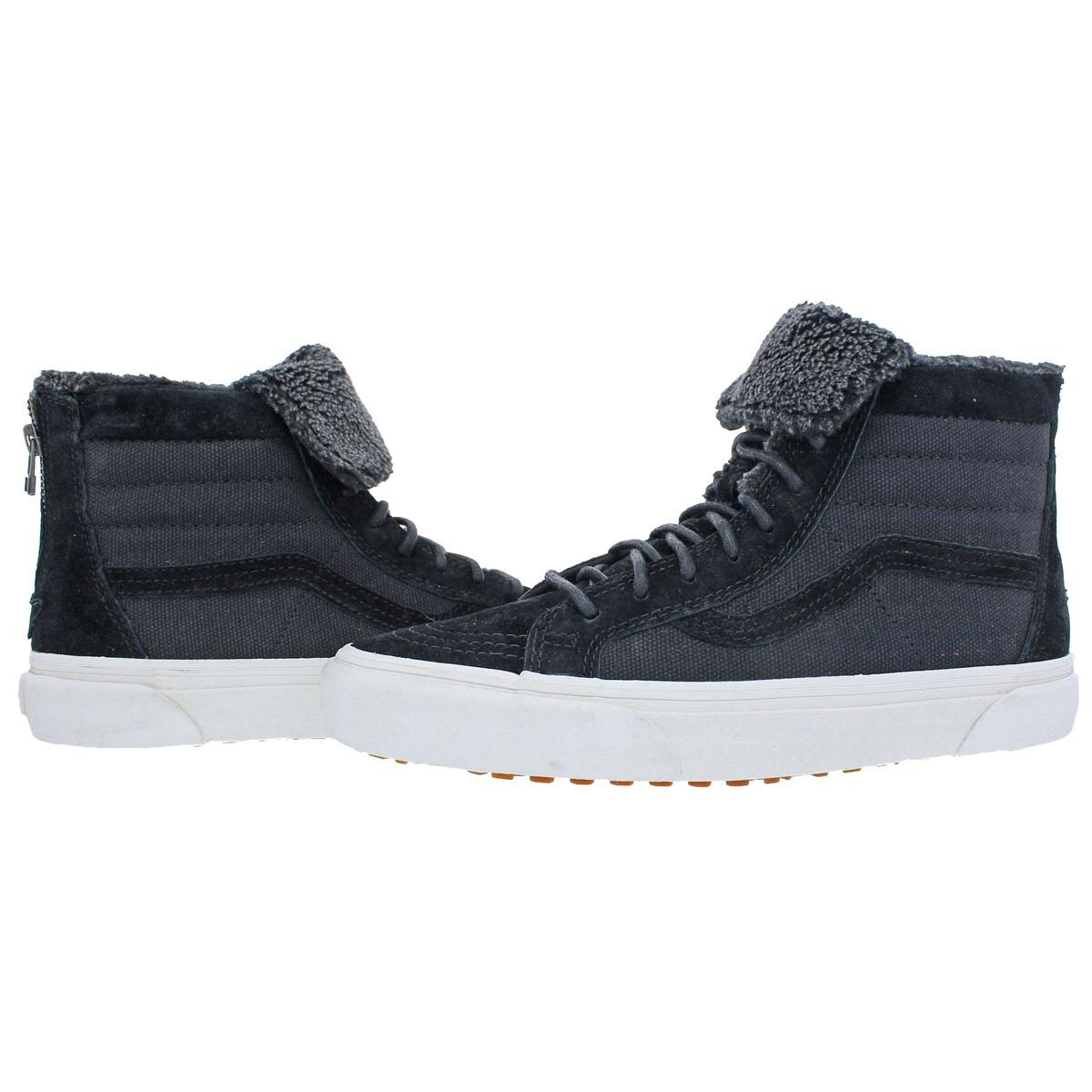 faux fur lined vans