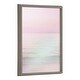 preview thumbnail 1 of 6, Kate and Laurel Blake Dreamy Pastel Seascape Framed Printed Glass by Dominique Vari - 18x24 18x24 - Gray