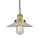 Option Brushed Brass / Clear Halophane
