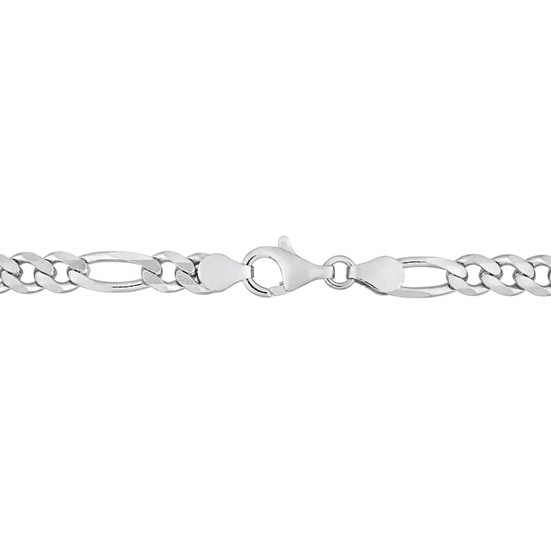 Miadora Sterling Silver Figaro Necklace