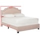 preview thumbnail 7 of 9, SAFAVIEH Theron Upholstered Bed
