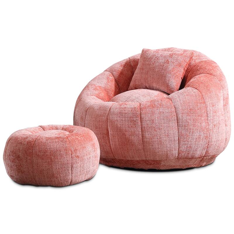 Bean Bag Chairs With Ottoman for Living Room