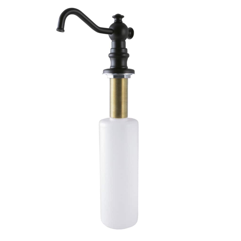 Kingston Brass Vintage Curved Nozzle Metal Soap Dispenser