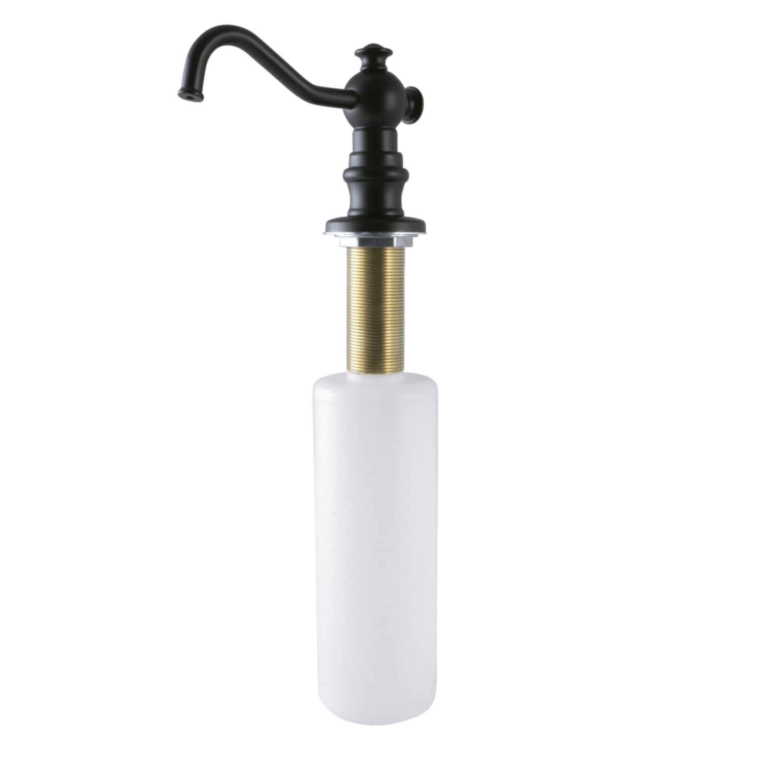 Kingston Brass Vintage Curved Nozzle Metal Soap Dispenser