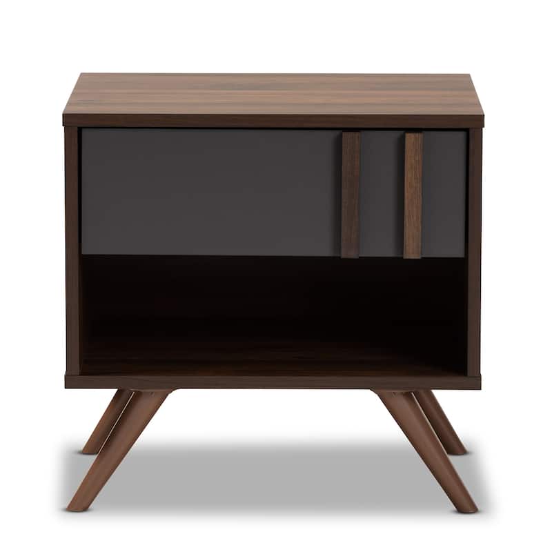 Naoki Modern and Contemporary 1-Drawer Nightstand
