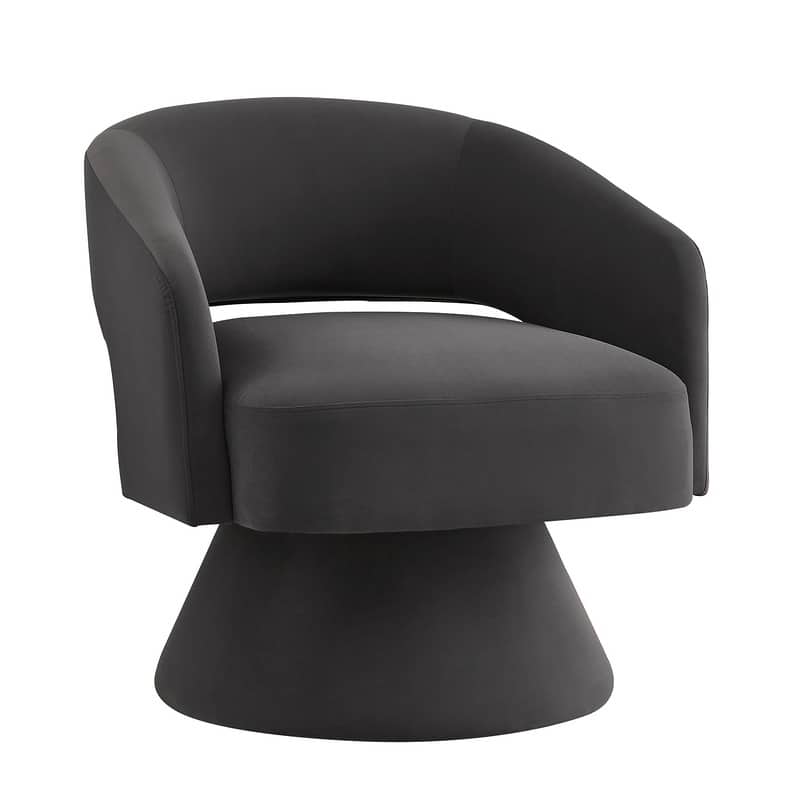Modern Swivel Barrel Chair