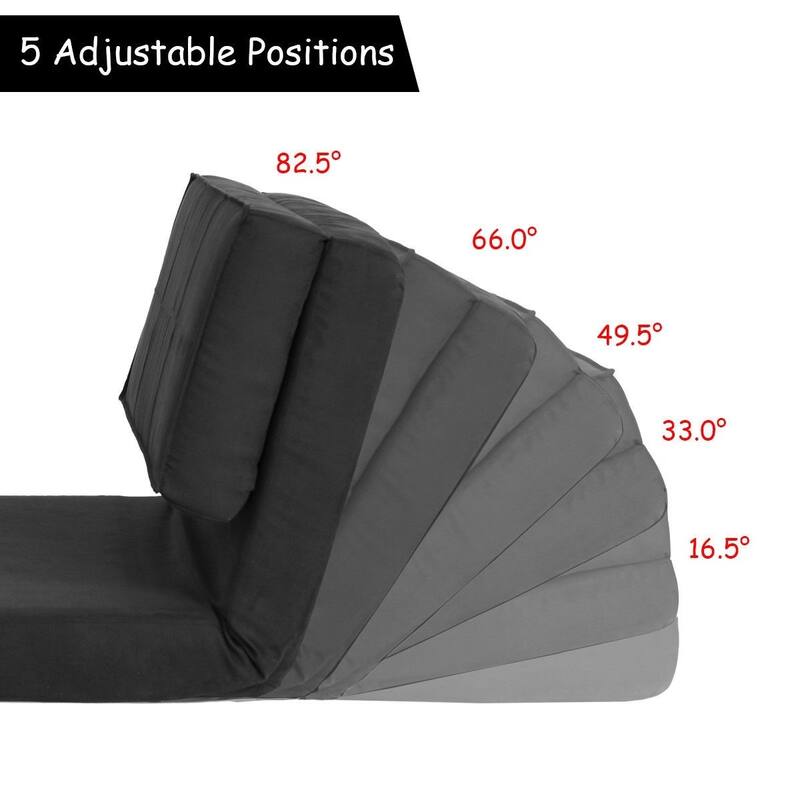 Convertible Lounger Folding Sofa Sleeper Bed - 83" x 28.3" x 4.5"(L x W x H)