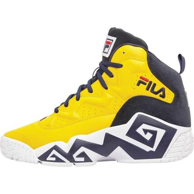 gold fila shoes