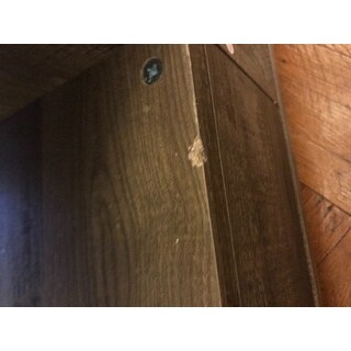 Mailer Rustic Reclaimed Oak Storage Coffee Table by FOA