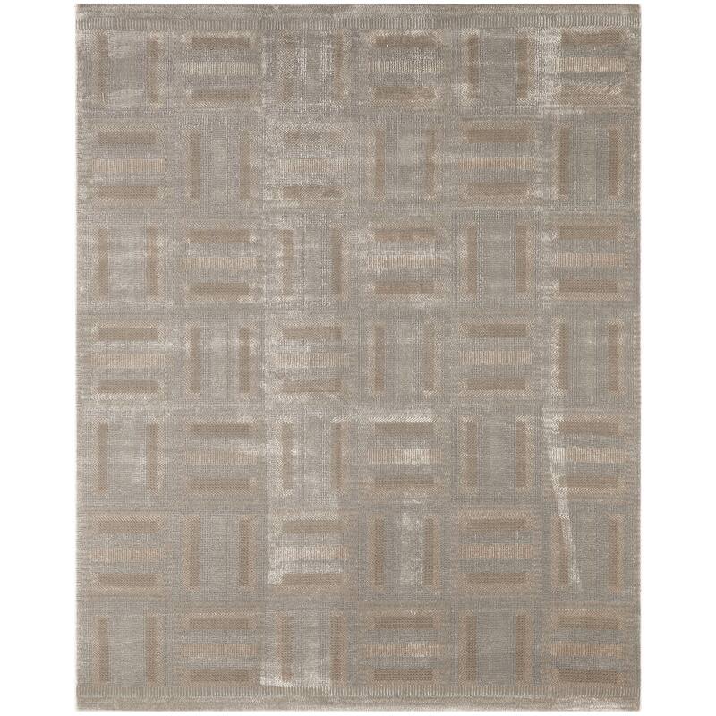 Nourison Nordic Indoor only Abstract Area Rug - 8' x 10' - Grey/Multicolor - Rectangle