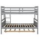 preview thumbnail 12 of 21, Twin over Full Bunk Bed with Ladder, Trundle, Safety Guardrail