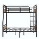 preview thumbnail 12 of 24, Metal Bunk Bed, Industrial Detachable Bunkbeds with Safety Guard Rails for Teens