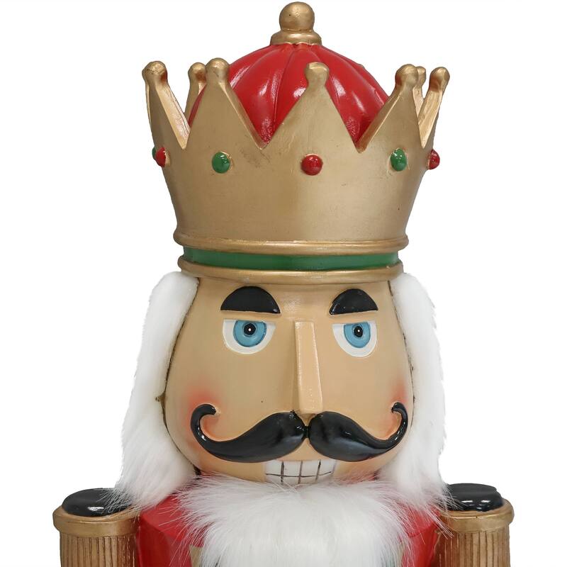 Matthias the Nutcracker Prince - 37-Inch Christmas Decor - Polyresin