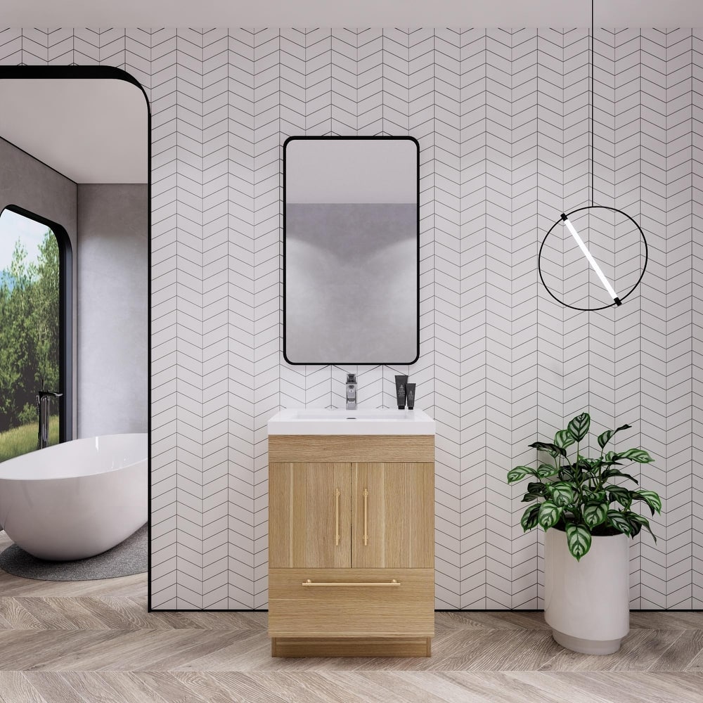 Eliza 24'' Freestanding Vanity with Single Sink